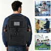 MOZETO Lunch Cooler Backpack Double Deck Lunch Box Backpack Insulated