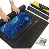 LERYG Jigsaw Puzzle Mat Roll Up Non-Slip Felt 120 X