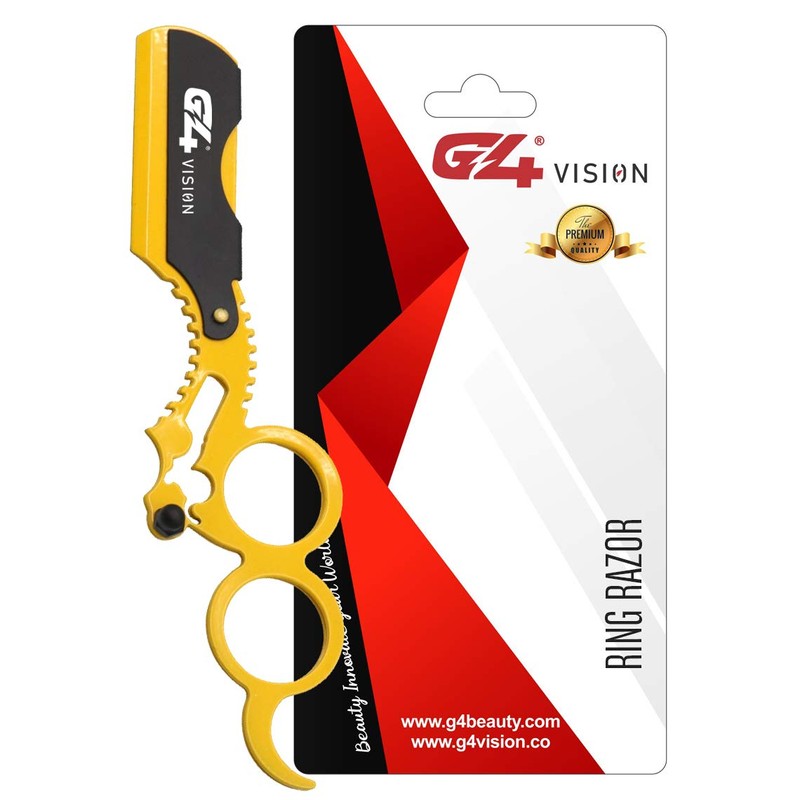 G4 Vision Universal Replaceable Half Blade Straight Razor with 100