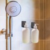 Mifrsnu 2 Pcs Soap Bottle Dispenser Holders, Wall Mounted Soap