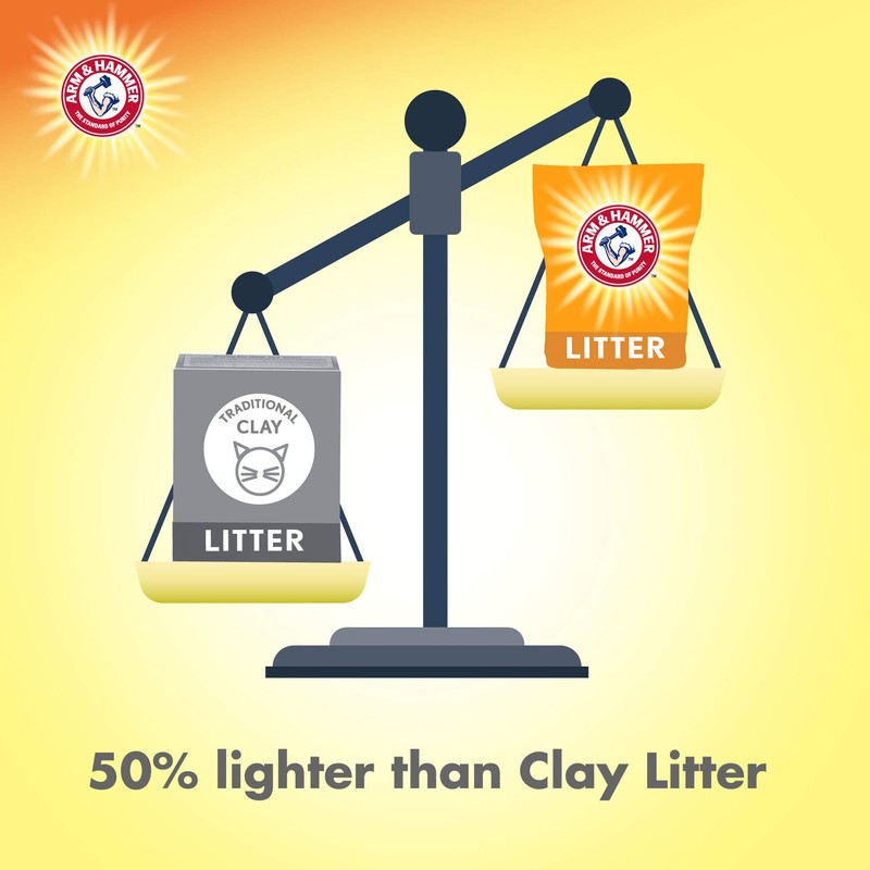 Arm & Hammer Naturals Clumping Litter, Double Duty Litter w/
