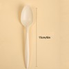 [150 Pack] Compostable No Plastic Spoons No Plastic Utensils,Biodegradable 6