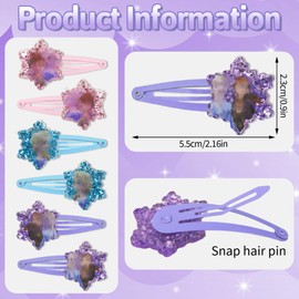 Hair Clips Girls Ice King Gin Hair Clips Princess Baby Hair Clips Kids Hair Accessories Exquisite Cute Hair Clips Birthday Gifts Little Girls