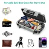 ORIA Portable Safe with Number Code, Security Box, Outdoor Security