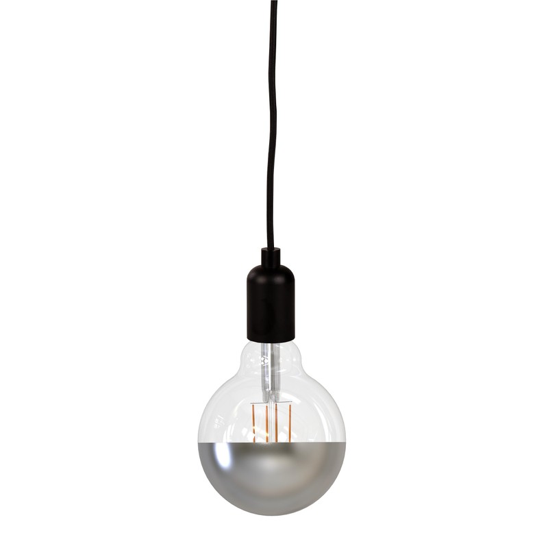 Müller-Licht Retro LED Globeform Filament E27 Mirrored, 8.5 W Replaces