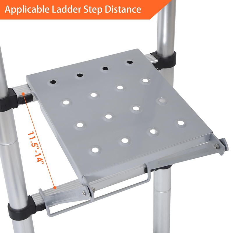 TooCust Platform Accessories for Painters, Anti-Slip Extension Ladder Work Platform