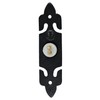 SKANDH Fleur Iron Doorbell Chime Push Button Antique Brass Powder