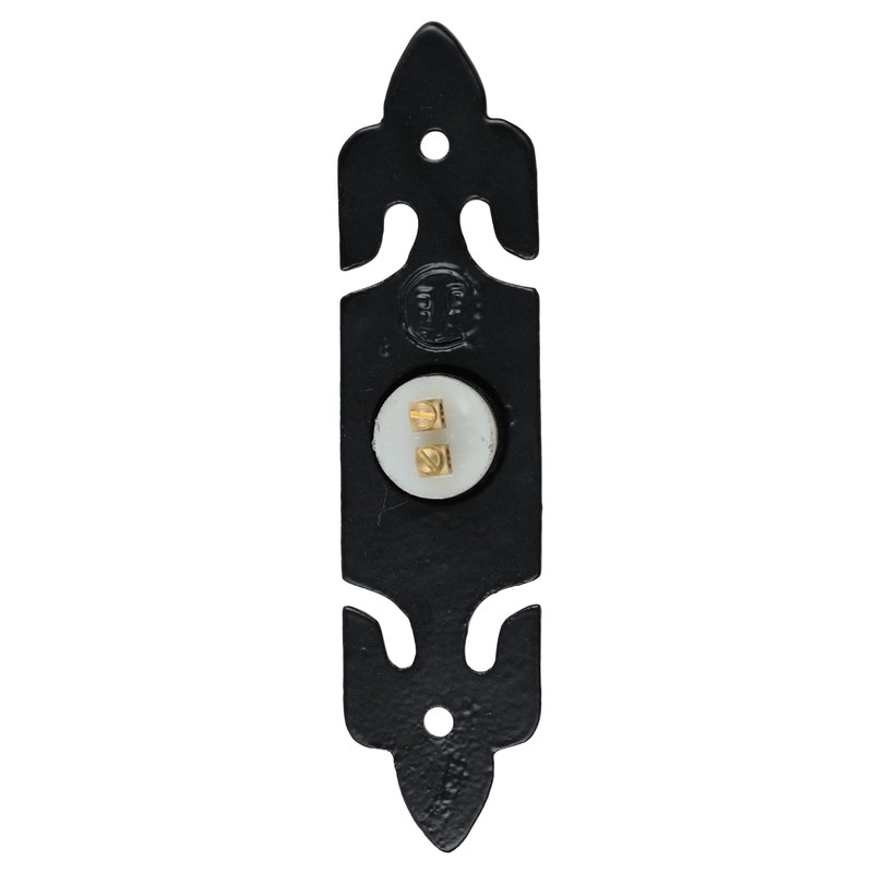 SKANDH Fleur Iron Doorbell Chime Push Button Antique Brass Powder