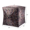 Tangkula 2-3 Person Pop up Ground Blind, Portable Hunting Blind