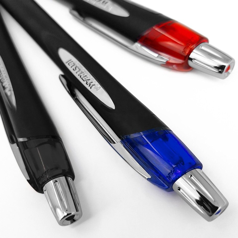 Uni Ball Jetstream Retractable Broad Rollerball Pen 1mm Nib &