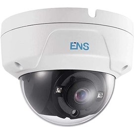 ENS SCC48D3/28-K 8MP Dome 2.8 Coaxial Security Camera, 8MP CMOS Image Sensor, 3840x2160 Resolution, 2.8mm Fixed Focal Lens, Smart IR, Up to 30m IR Distance, 2D DNR, DWDR, IP67, IK10