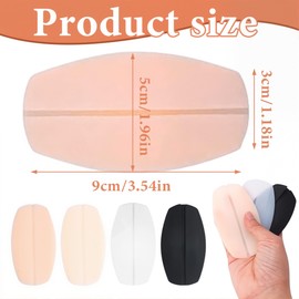 GXGM 4 Paar Silikon BH Schulterpolster, BH Trägerpolster, Anti Rutsch BH Träger Kissen Halter Bh Träger Rutschen BH Strap Pad Halter Bra Strap Pad Halter BH Zubehör für Damen Schmerzlinderung