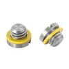 Marine Lower Drain Plugs Seal Screw & Gasket for Mercruiser