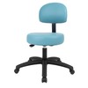 Chair Master Round Vinyl Fabric Adjustable Chair for Exam Rooms,