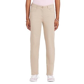 IZOD Junior's Uniform Stretch Twill Skinny Pant, Khaki, 3