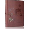 SEEHAN A5 Refillable Journal Leather Notebook Diary Vintage Sketchbook Travel