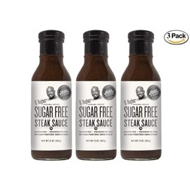 G Hughes Sugar Free Steak Sauce 13 oz (3 Pack)
