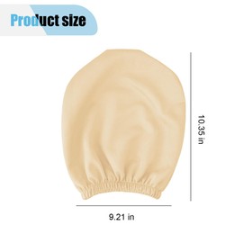 2PCS Soft Car Head Rest Cover Protector - Universal Car Seat Headrest Cover - Reusable Headrest Anti-Dirty Covers Car Headrest Protector - Auto Interior Decorative Accessories for Cars Trucks (Beige)