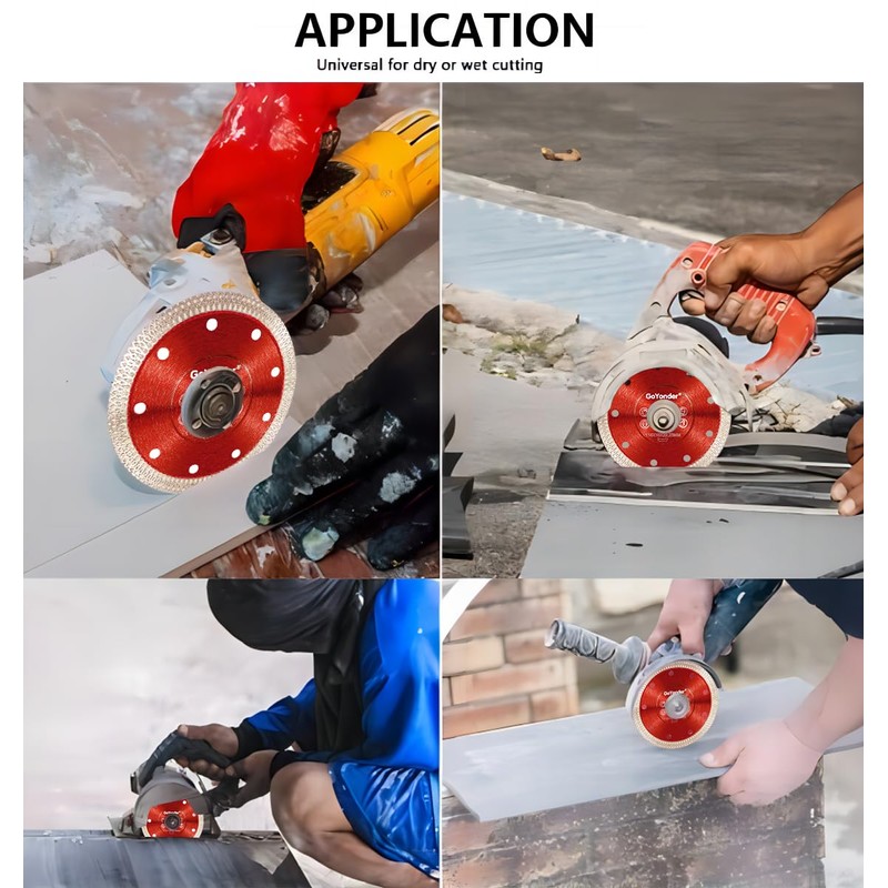 GoYonder 4.5 Inch Super Thin Diamond Saw Blade for Cutting