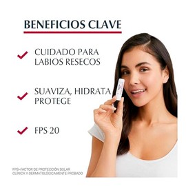 Eucerin Ph5 Bálsamo Labial Protector De Labios Fps 20, 4.8 Gramos