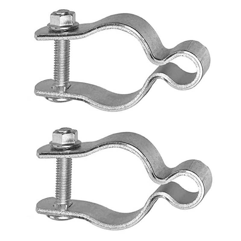 2 Pack 1-3/8inch Chain Link Fence Frame Gate Post Hinge/Galvanized