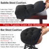 BUYUE Saddle Stool Seat Cushion, Luxury Triangle Fashion Jacquard with