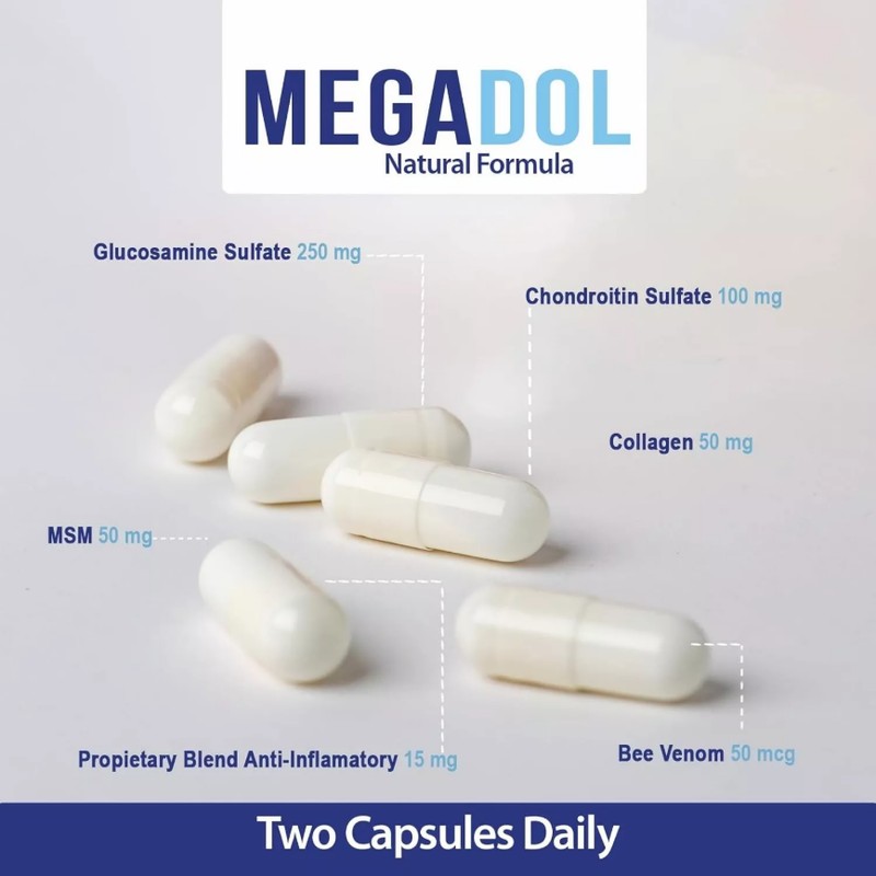 Megadol Caps + 1 Cream (pack) Natural Formula As On