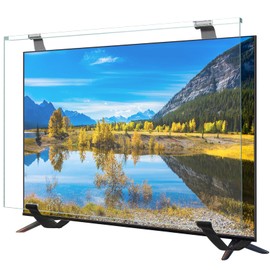 Ninonly 65 Inch TV Screen Protector, HD Clear TV Display Protector Panel, Acrylic Protective TV Screen Protector for Single-point Support TV/Dual-point Support TV/Wall-mounted TV/Computer Monitor