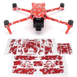 WRAPGRADE Skin Compatible with DJI Air 3 (Super Red Dot Camo)