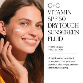 Natura Bissé C+C SPF 30 Dry Touch Sunscreen Fluid, High Protection, Anti-Aging, Hydrating & Water-Resistant, 30ml