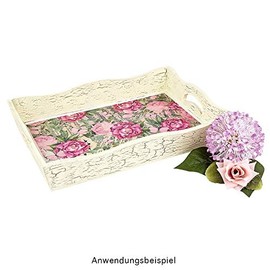 Ideen mit Herz 2 Sheets of Rice Paper | Elegant Decoupage Paper | DIN A4 | 2 Different Designs | Vintage, Christmas and Others (Roses & Butterflies)