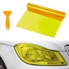 Car Headlight Tint Film,Waterproof Tail Light Tint(Yellow)