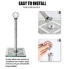 Silver Paper Towel Holder Stand, Countertop Paper Towel Roll Dispenser