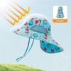 2 Sombrero para Niños, Sombrero de Sol de ala Ancha