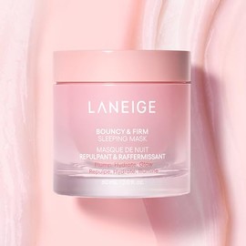 LANEIGE LANEIGE Bouncy and Firm Sleeping Mask: Revitalize, Smooth, Peony & Collagen Complex, Barrier-Boosting Hydration