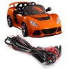 40A 12V LED Spotlights Wiring Harness 1-to-2 IP67 Waterproof for
