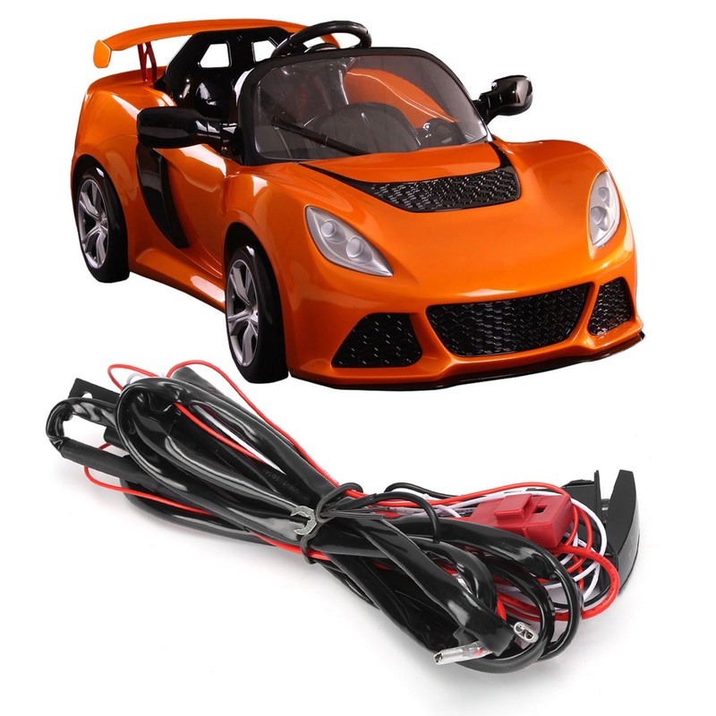 40A 12V LED Spotlights Wiring Harness 1-to-2 IP67 Waterproof for