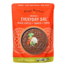 UD_Maya Kaimal Organic Everyday Dal 10 oz Black Lentil Tomato Cumin Pack of 6 Instant Soup