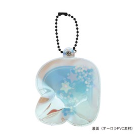 [Key Chain] Initial Mascot/R M Plan Ball Chain, Pushing Activity, Merchandise Mail Order