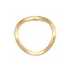 Elli Women's Stacking Basic Wave Filigree Gold Ring, Brass, No