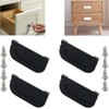 CTRICALVER 4 Pieces of Invisible Handles | 75mm knobs Kitchen