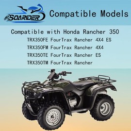 Starter & Relay for Honda Rancher 350 Fourtrax 2000-2006 TRX350FE TRX350FM TRX350TE TRX350TM, 31200-HN5-671 31200-HN5-A81 31200-HN5-M01, 2000 2001 2002 2003 2004 2005 2006 Rancher 350 Starter