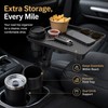 Car Cup Holder Tray for Travel – 360° Rotating Dual