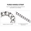 TOYMYTOY Bag Chain, Handle, Chain Strap, Replacement Handle, Handbag Handle,