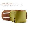 HOMIEAZICOZI Cork Leather Desk Organizer - 2-Pack Stylish Storage