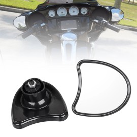 Unbranded Batwing Fairing Mount Rearview Mirror For Harley Electra Glide Classic FLHTC US
