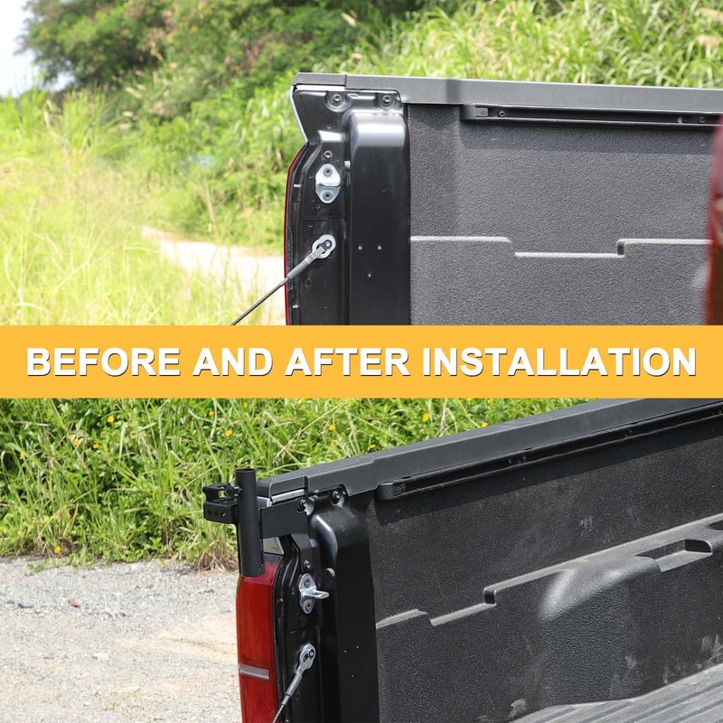 Car Trunk Tailgate Flag Pole Holder and Antenna Mount Bracket
