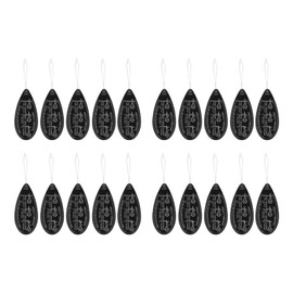 20 PCS Needle Threaders DIY Plastic Material Reliable Sturdy Portable Black Embroidery Needle Threader Tool for Household