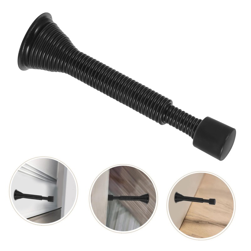 SHINEOFI Heavy Duty Spring Door Stopper Bumper Safety Door Protector