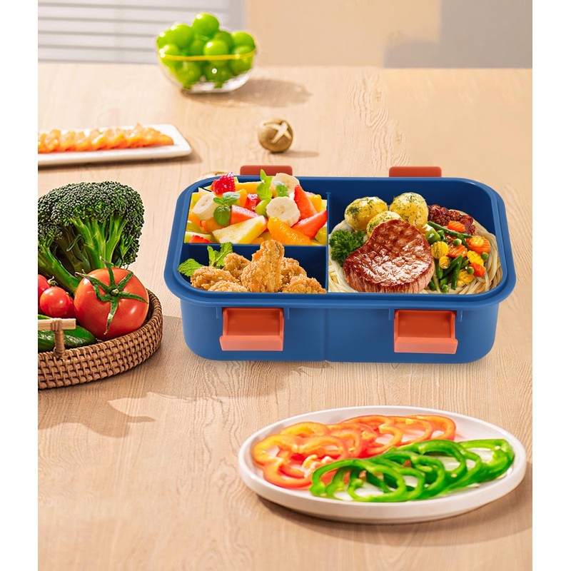 Huifoo Lunch Box Set, 1250 ml Lunch Box with Compartments